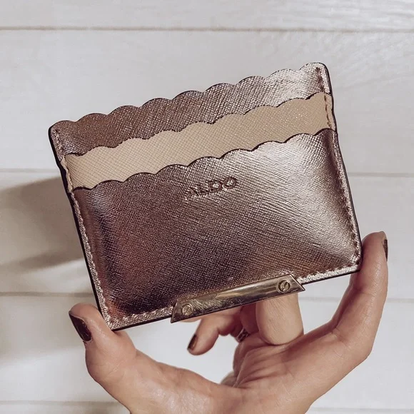 Aldo Credit Card Case - Rose Gold - Picture 1 of 6